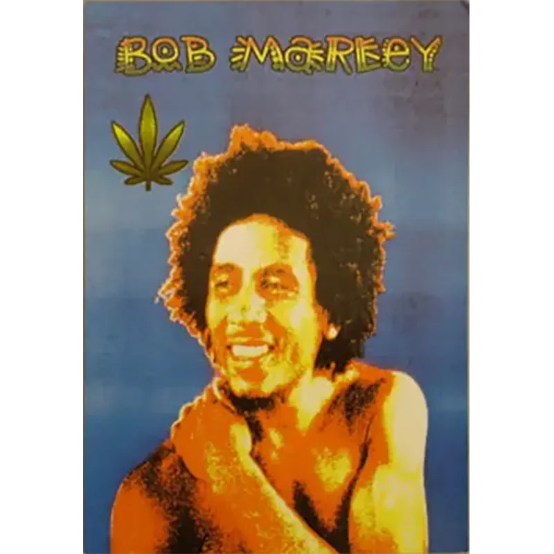 Carte postale Bob Marley - Blue & Weed