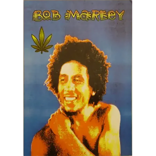 Carte postale Bob Marley - Blue & Weed