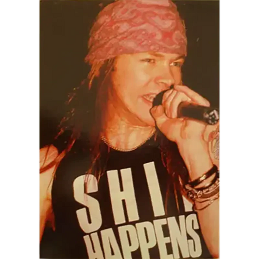 Carte postale Guns n' Roses - Axl [Shit happens]