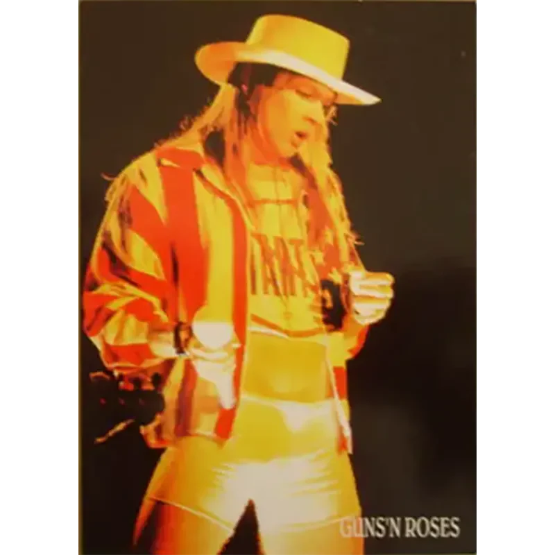 Carte postale Guns n' Roses - Axl [chapeau]