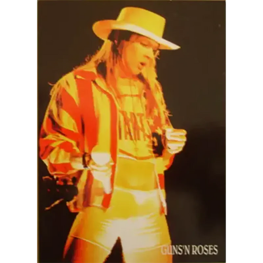 Carte postale Guns n' Roses - Axl [chapeau]