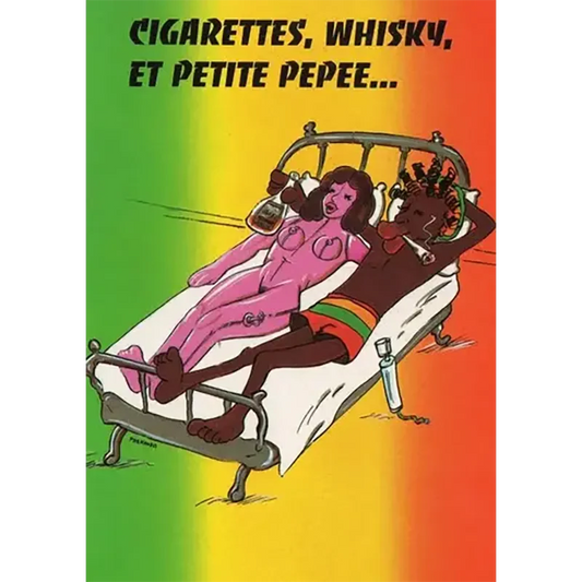 Carte postale Reggae - Jimmy cigarettes, whisky