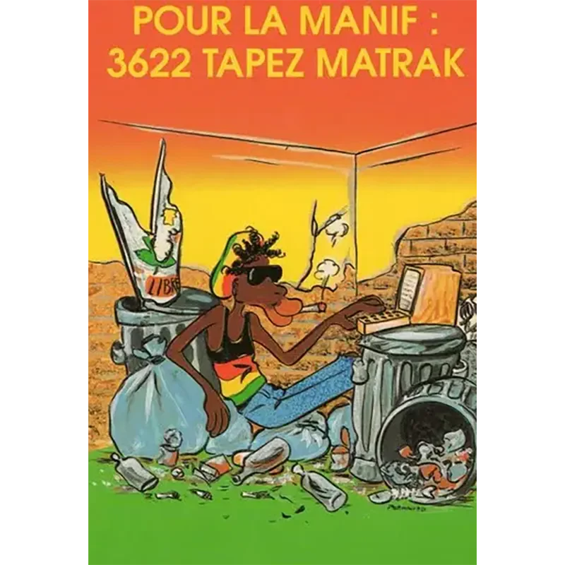 Carte postale Reggae - Jimmy 3622 Matrak