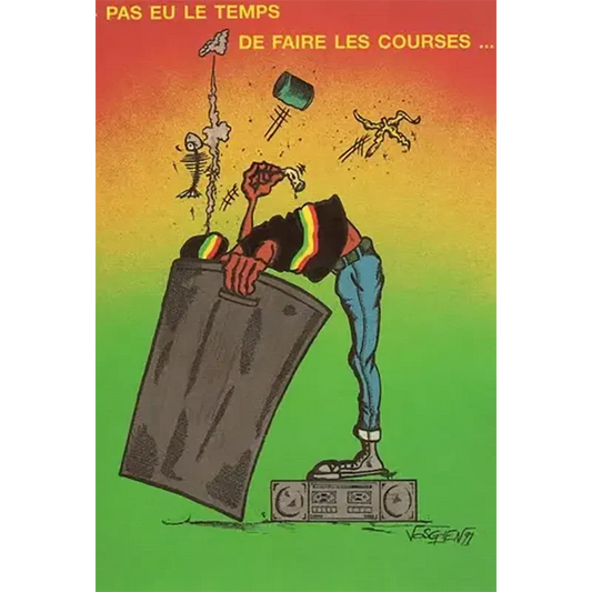 Carte postale Reggae - Jimmy pas eu le temps