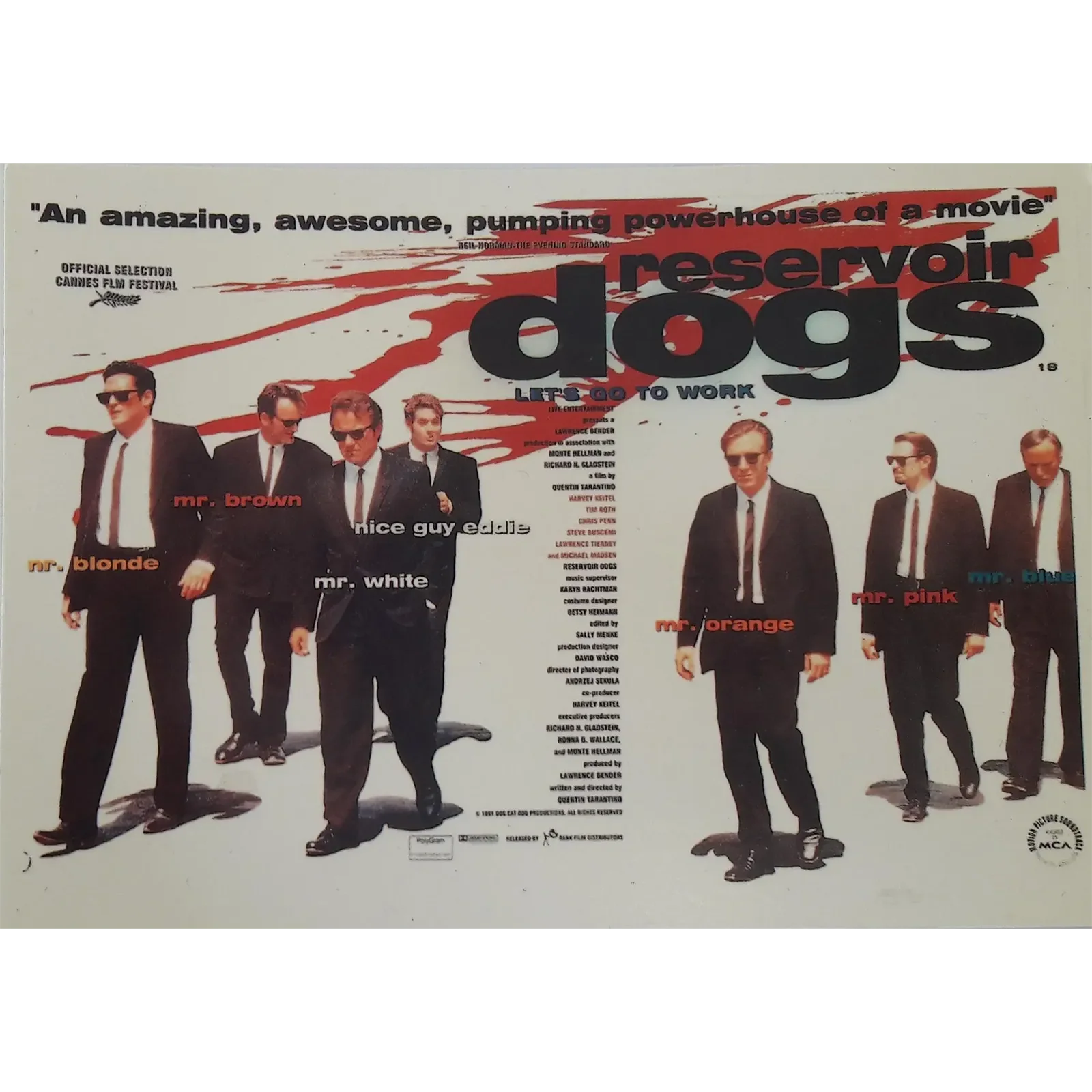 Postcard Reservoir Dogs