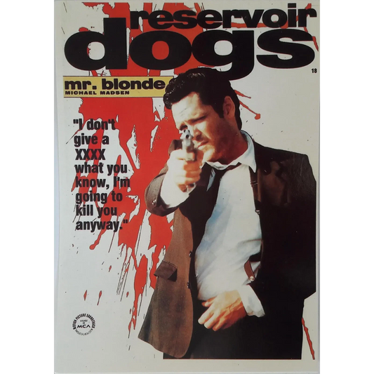 Postcard Reservoir Dogs - Mr. Blonde