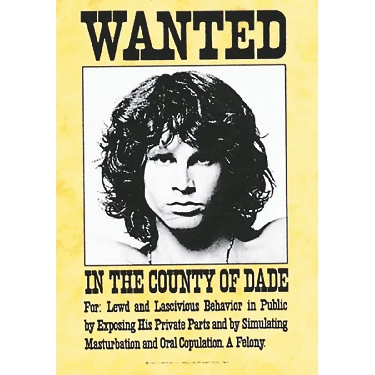 Drapeau Doors - Jim Morrison Wanted