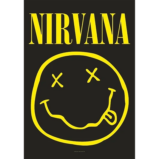 Drapeau Nirvana - Smiley