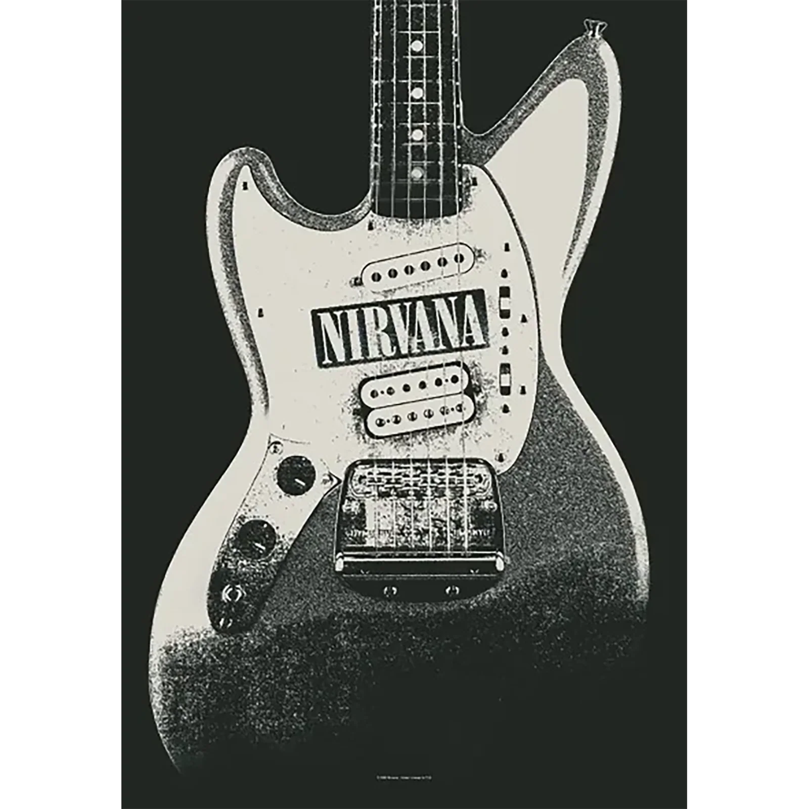 Drapeau Nirvana - Guitar