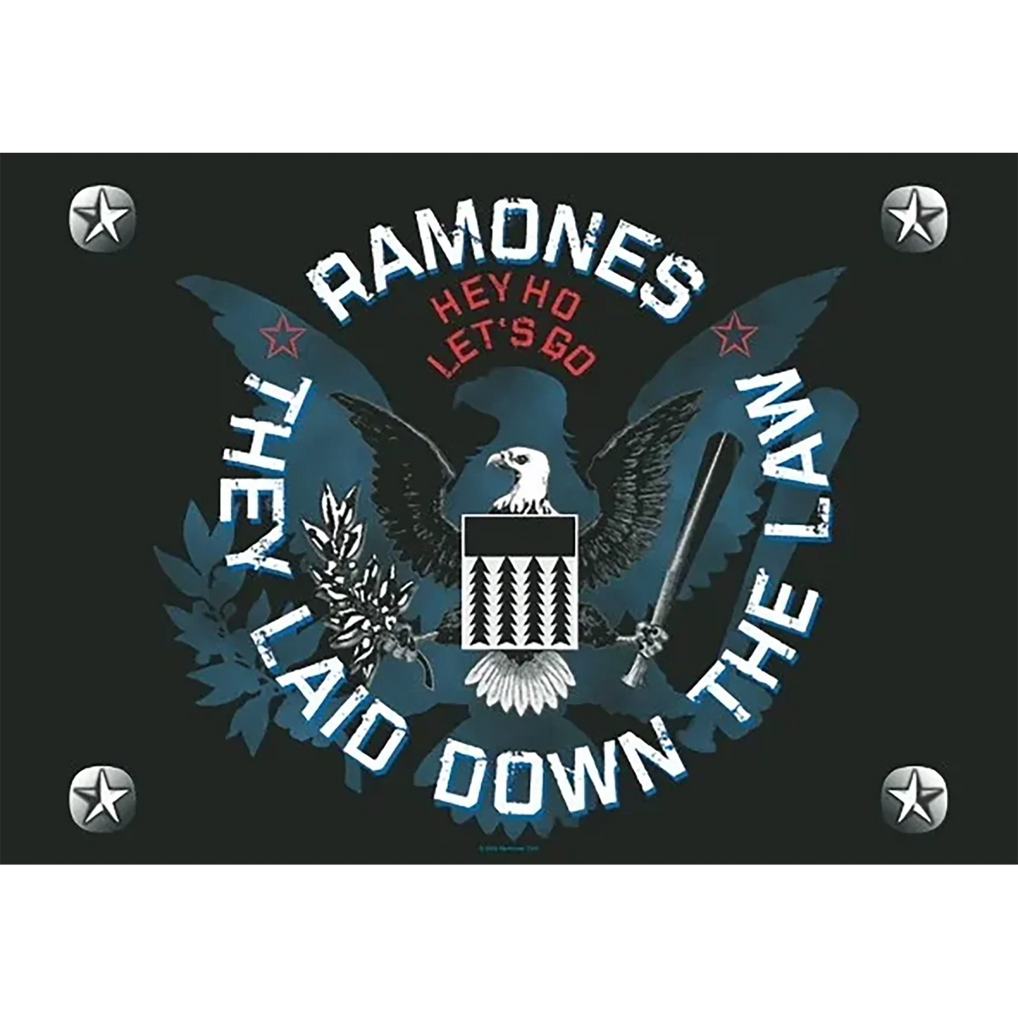 Flag Ramones - They laid down the law