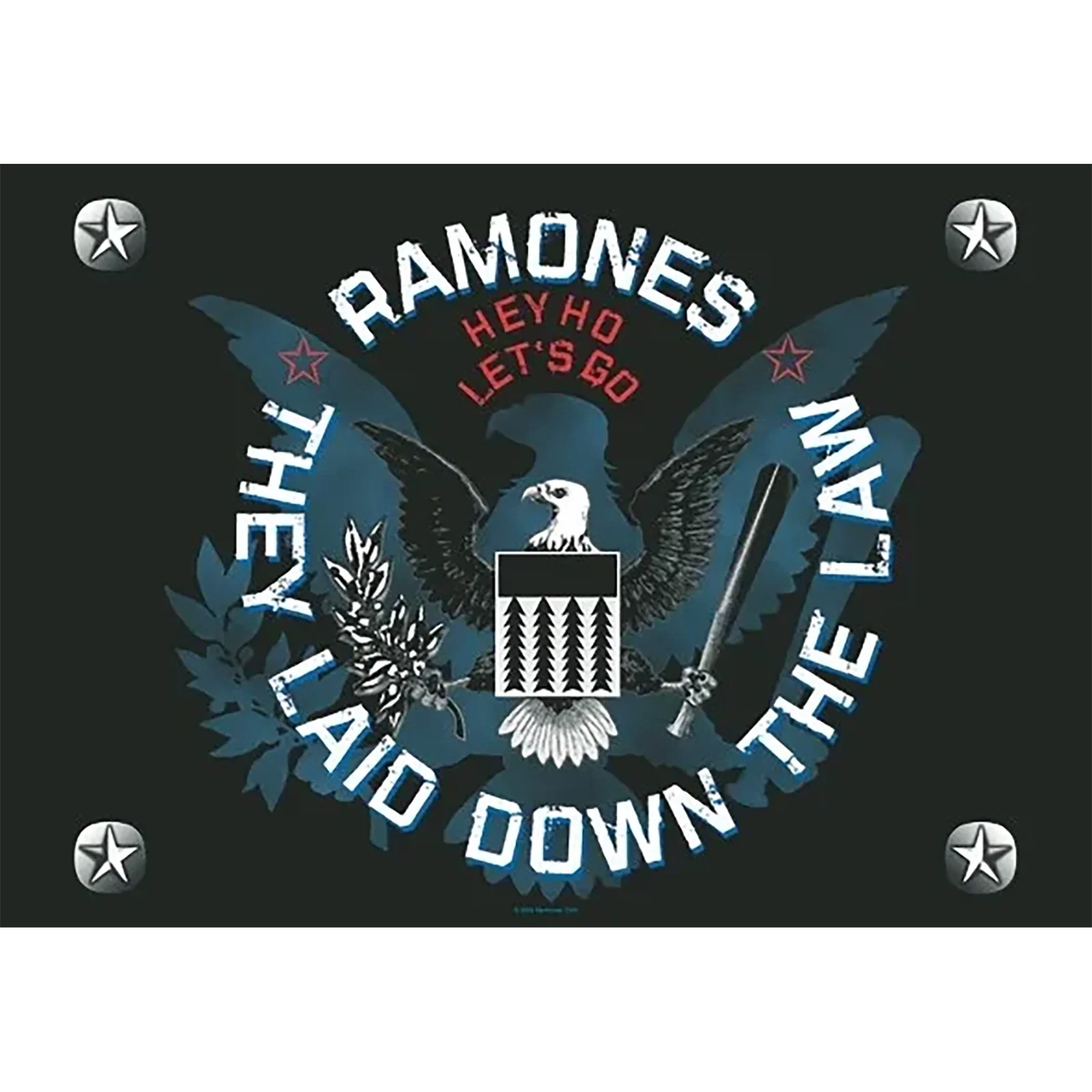 Flag Ramones - They laid down the law