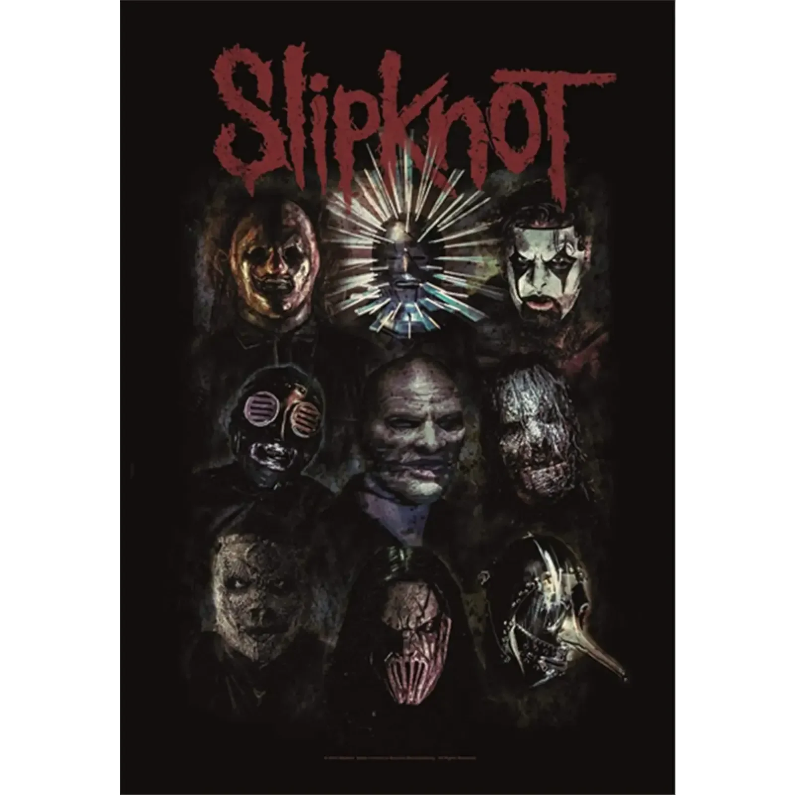 Drapeau Slipknot - Masques