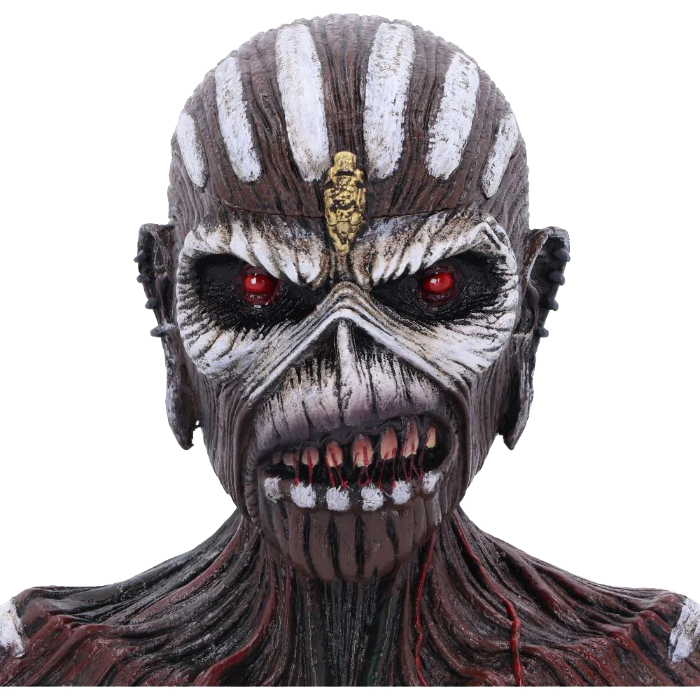 Buste Iron Maiden – gros plan