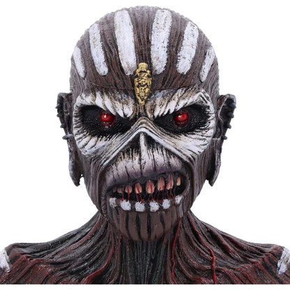 Buste Iron Maiden – gros plan