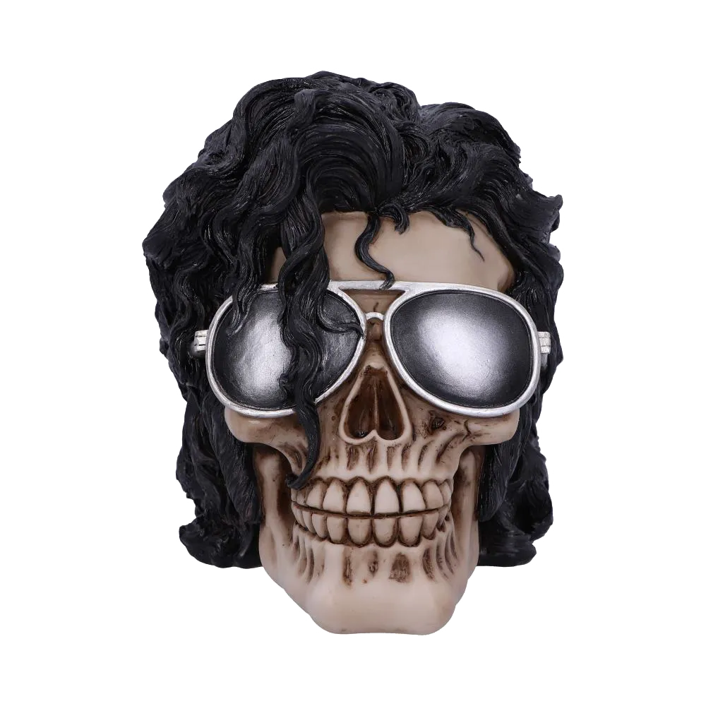 Crâne Bad de face, clin d’œil au King of Pop