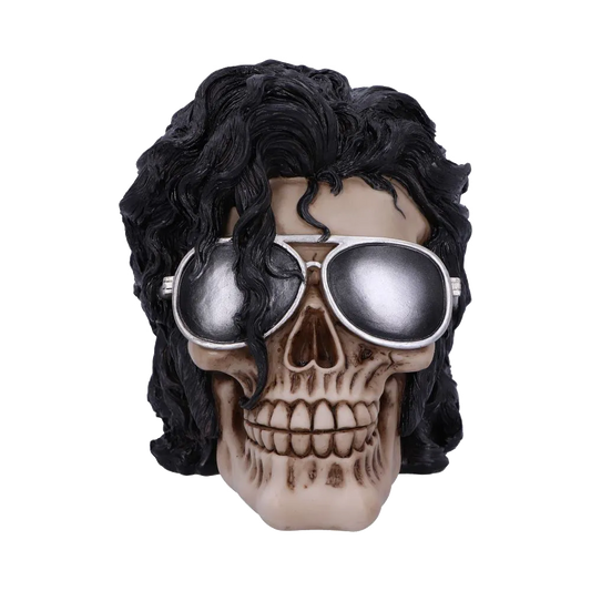 Crâne Bad de face, clin d’œil au King of Pop