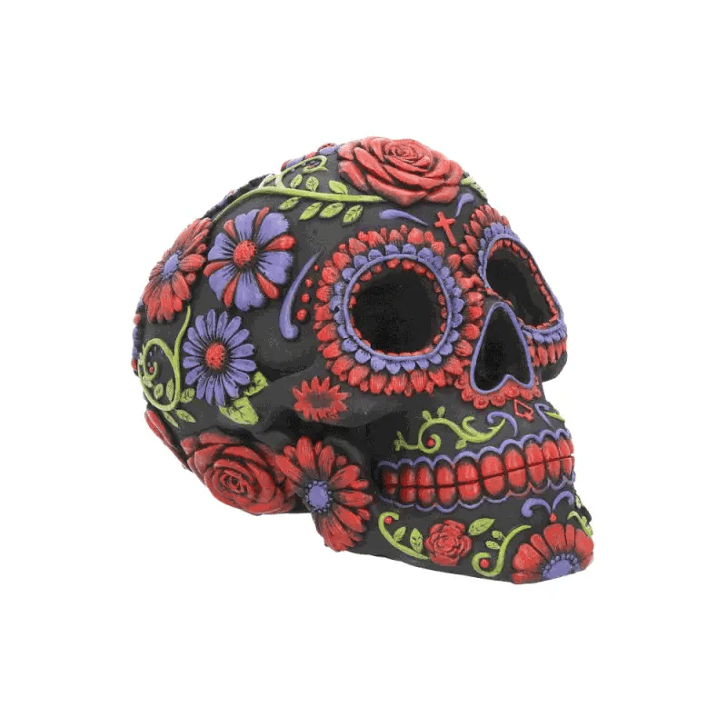 Crâne Sugar Blooms - vue à 360° | Sugar Blooms Skull - 360° view
