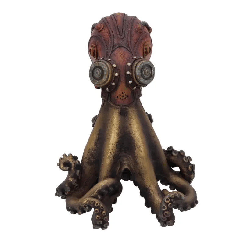 rotation 360 ° figurine steampunk Call of The Kraken Nemesis Now | 360° rotation steampunk figurine Call of The Kraken Nemesis Now