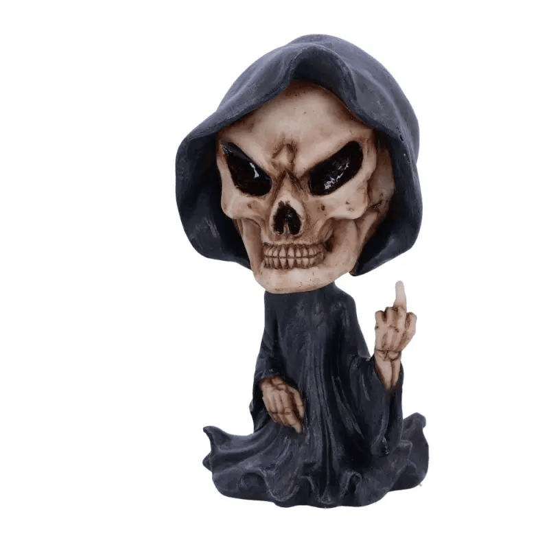 Figurine Reaper's Wish  vue à 360° du squelette encapuchonné au regard sombre | Reaper's Wish figurine  360° view of the hooded skeleton with a dark gaze