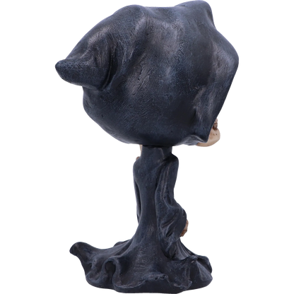 Figurine Reaper’s Wish – vue arrière de la cape sombre sculptée en mouvement