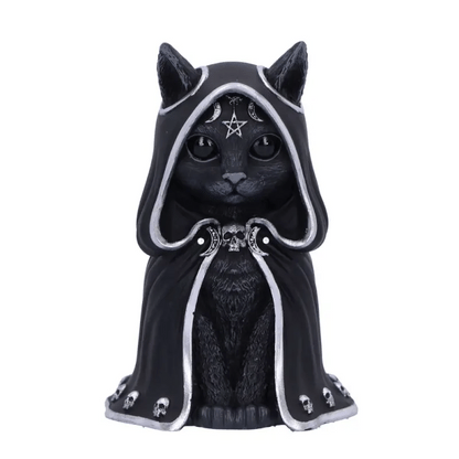 Animation figurine Zefur chat noir occultiste Cult Cuties Nemesis Now | Zefur Black Cat Occultist Figurine Animation Cult Cuties Nemesis Now