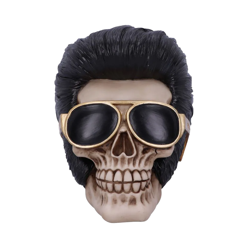 Figurine crâne du King de face | King skull figurine facing forward