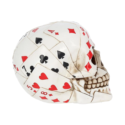 Profil droit du crâne Dead Man’s Hand Nemesis Now