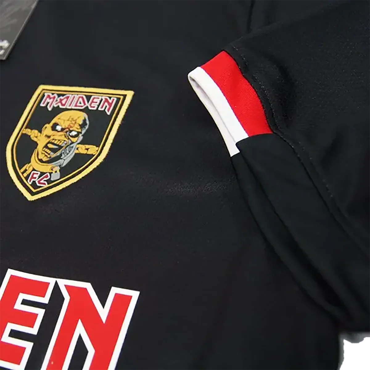 Maillot de football officiel Iron Maiden - Piece of Mind (écusson + manche)