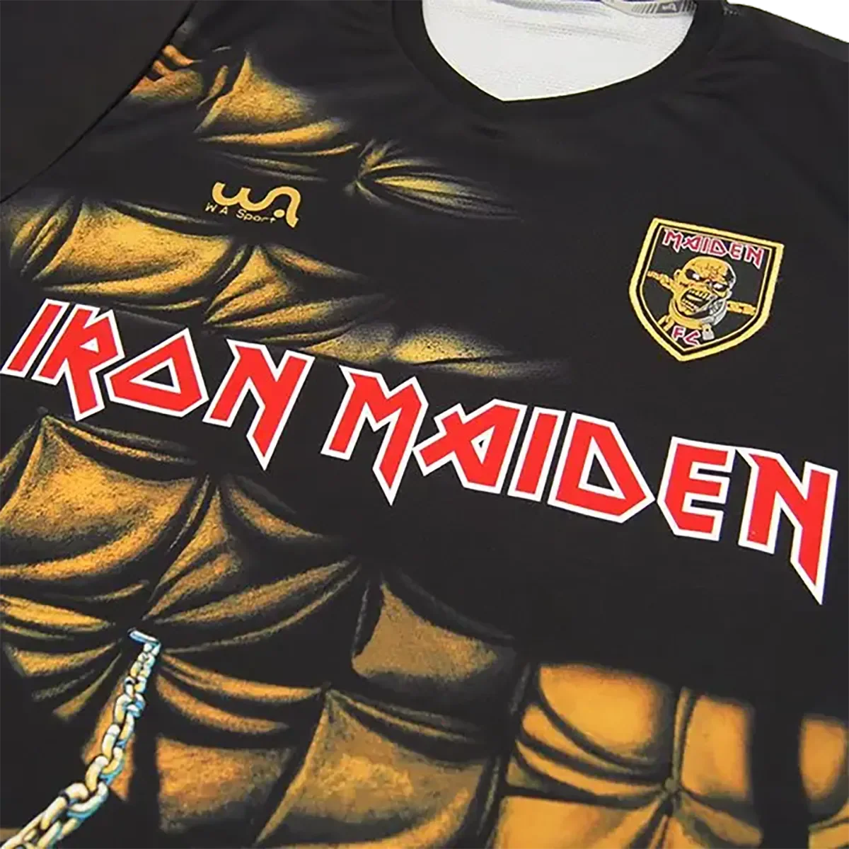 Maillot de footbal officiel Iron Maiden - Piece of Mind (devant)