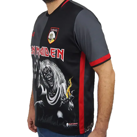 Official Iron Maiden football jersey - Number of the Beast (Side)