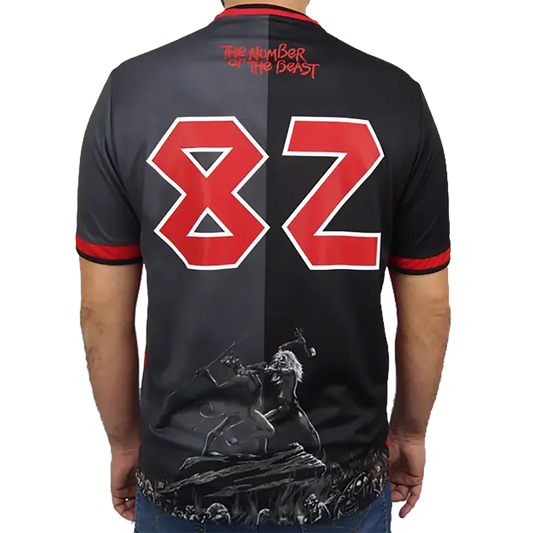 Official Iron Maiden Football Shirt - Number of the Beast (Back)