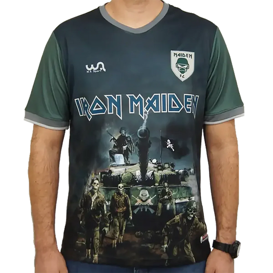 Official Iron Maiden Football Shirt - A Matter of Life and Death (side)