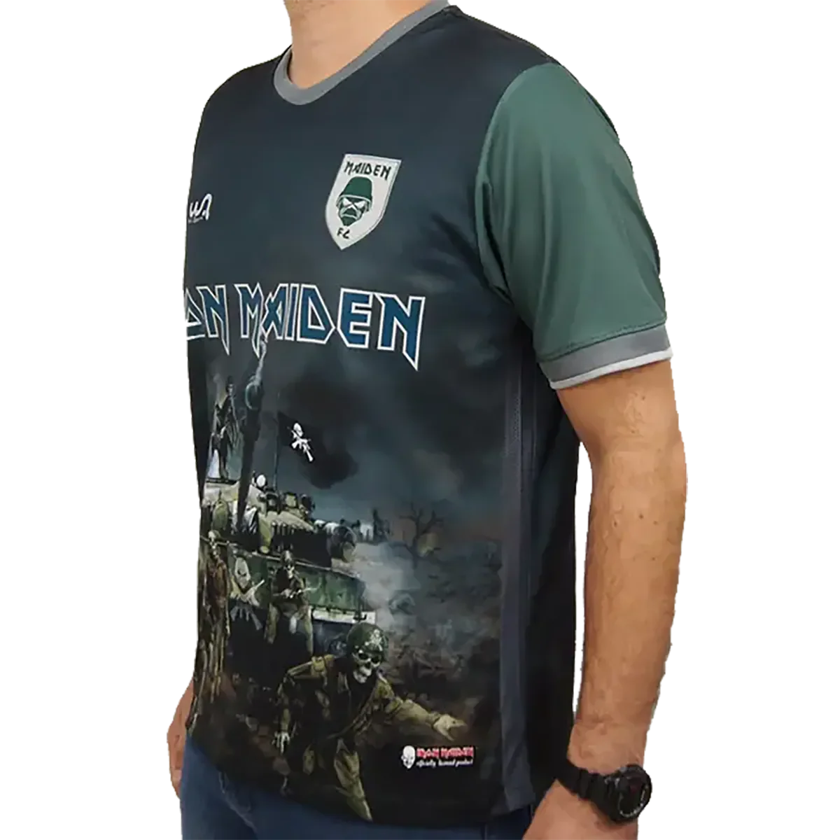 Official Iron Maiden Football Shirt - A Matter of Life and Death (back)