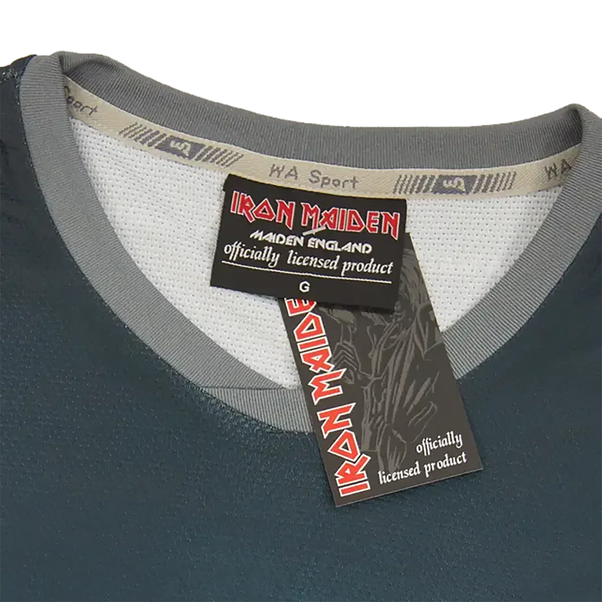 Official Iron Maiden Football Shirt - A Matter of Life and Death (crest + sleeve)