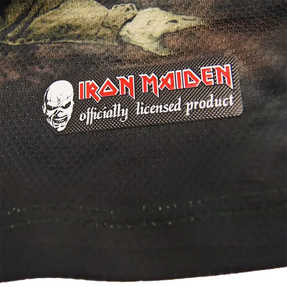 Official Iron Maiden Football Shirt - A Matter of Life and Death (collar and back)