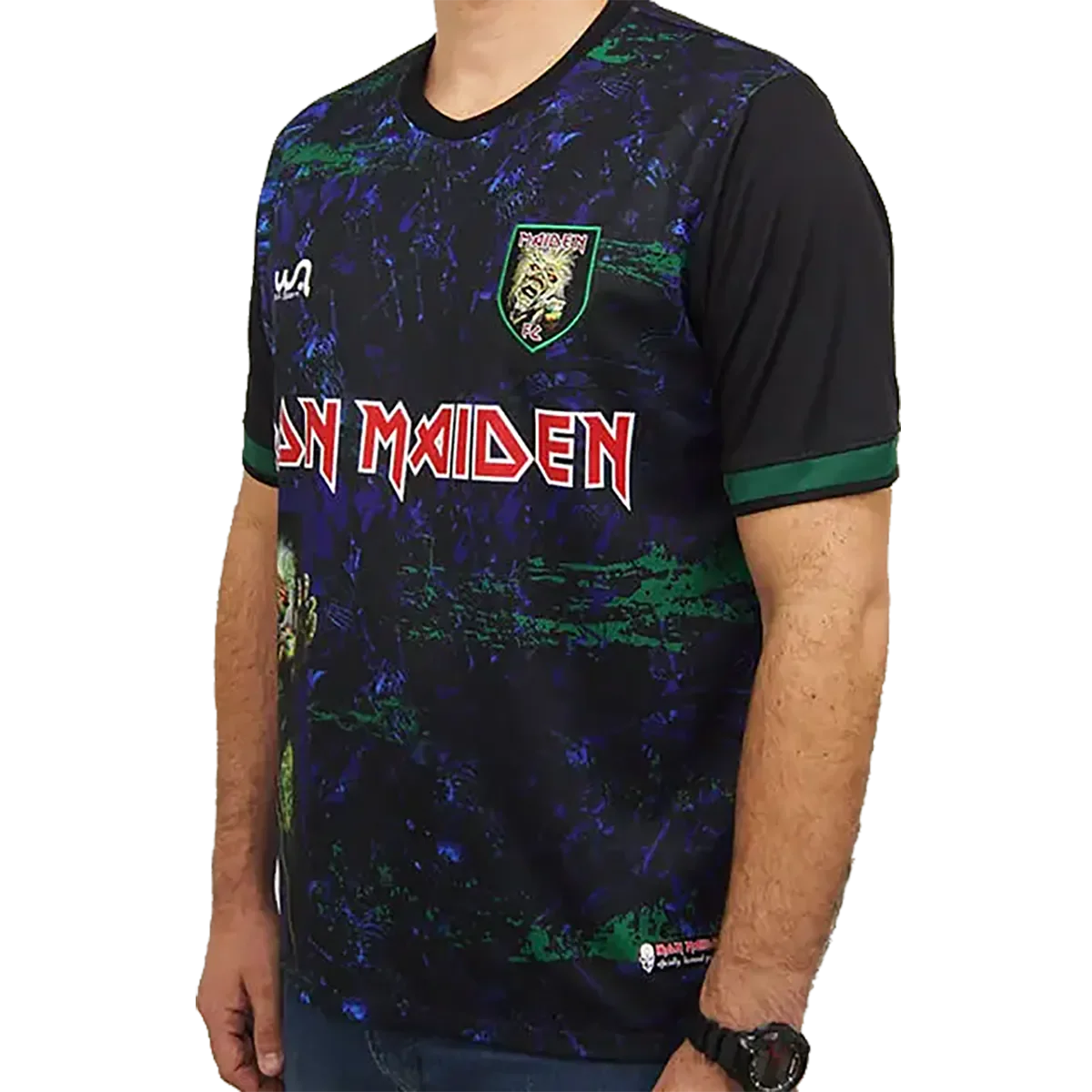 Maillot de football officiel Iron Maiden - No Prayer For The Dying (profil)