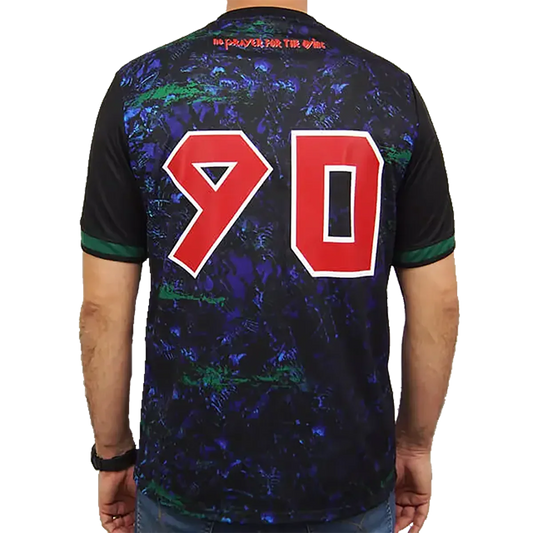 Maillot de football officiel Iron Maiden - No Prayer For The Dying (dos)