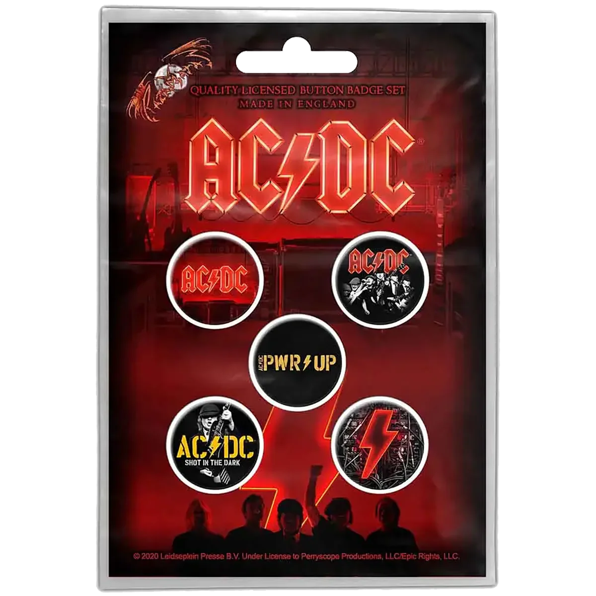 Badge AC/DC (pack de 5) [Power Up]