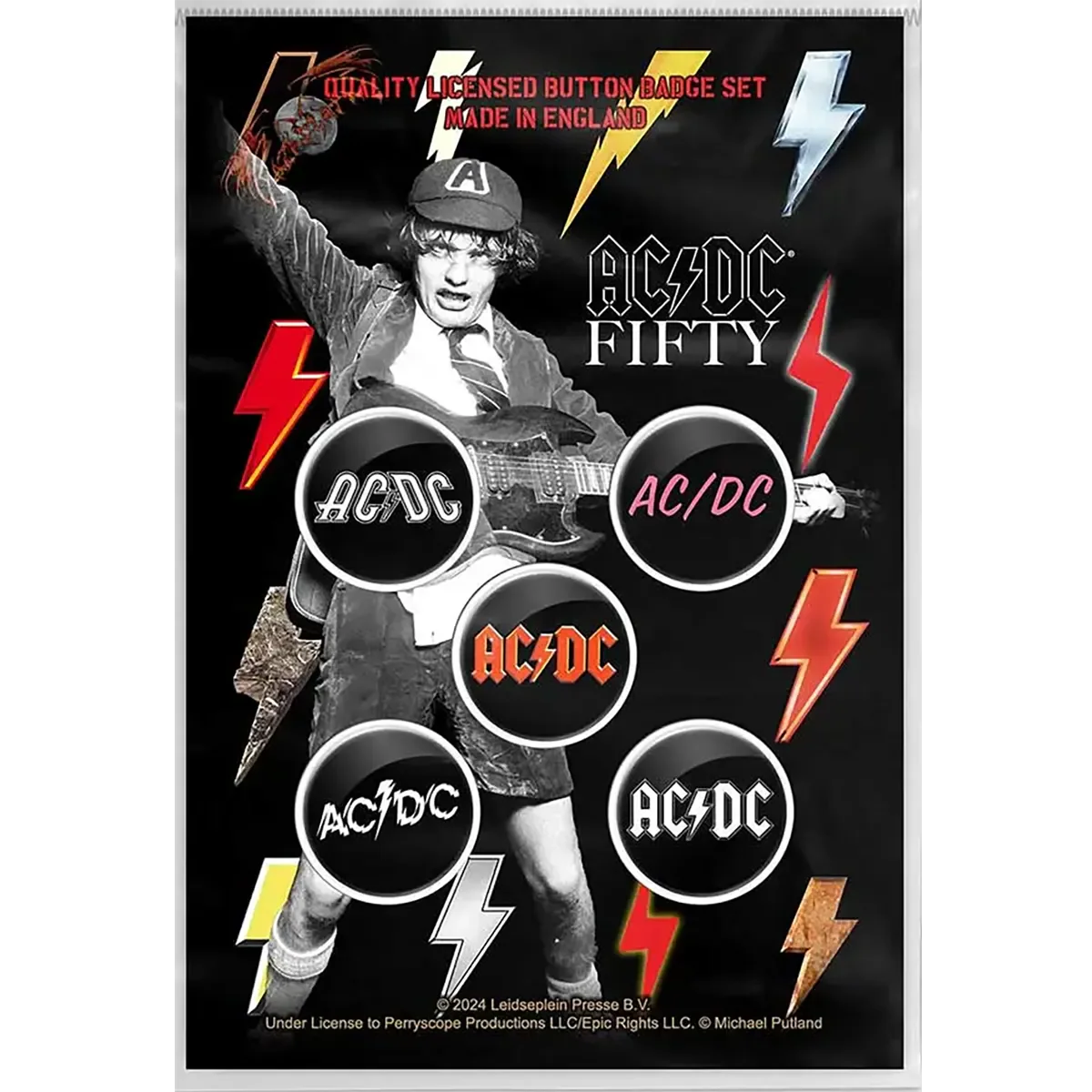 Badge AC/DC (set of 5) [Fifty]
