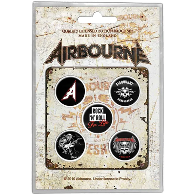 Badge Airbourne (set of 5) [Boneshaker]