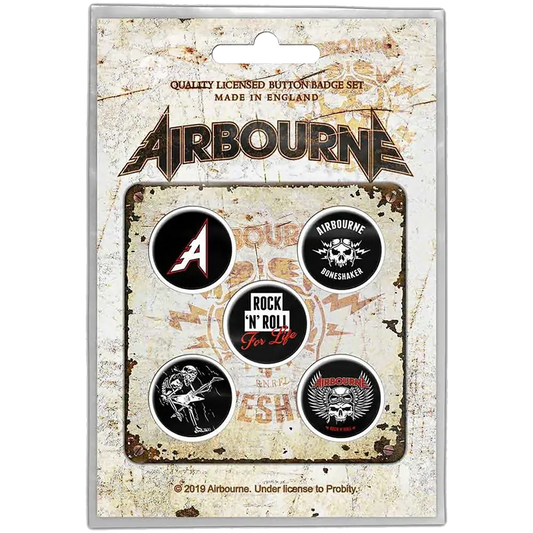 Badge Airbourne (set of 5) [Boneshaker]