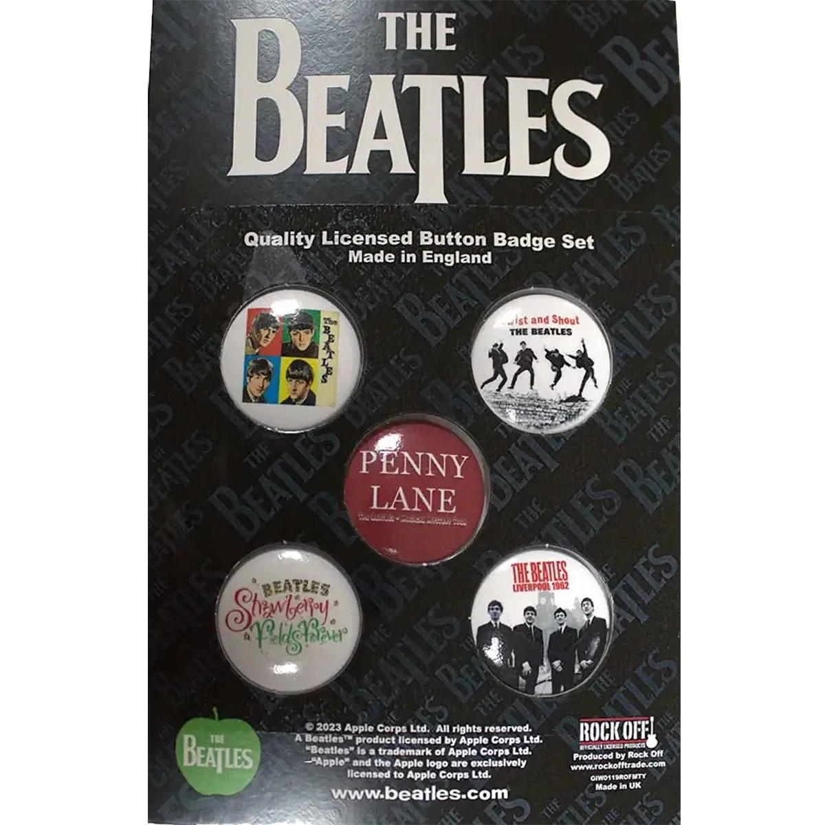 Badge Beatles (set of 5) [Penny Lane]