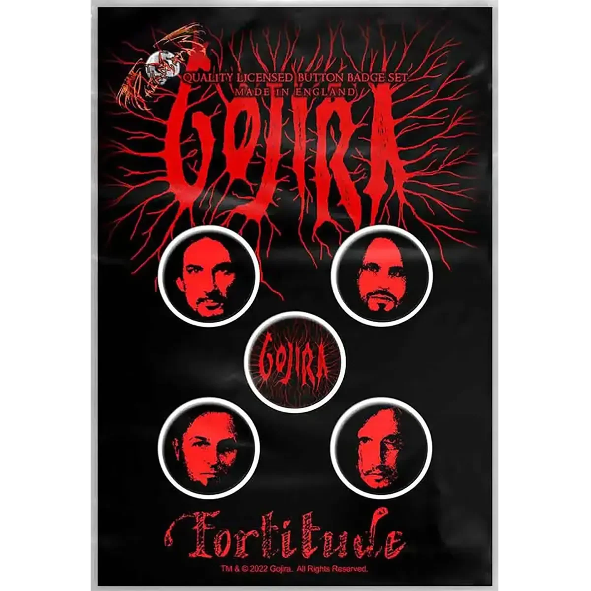 Badge Gojira (pack de 5)
