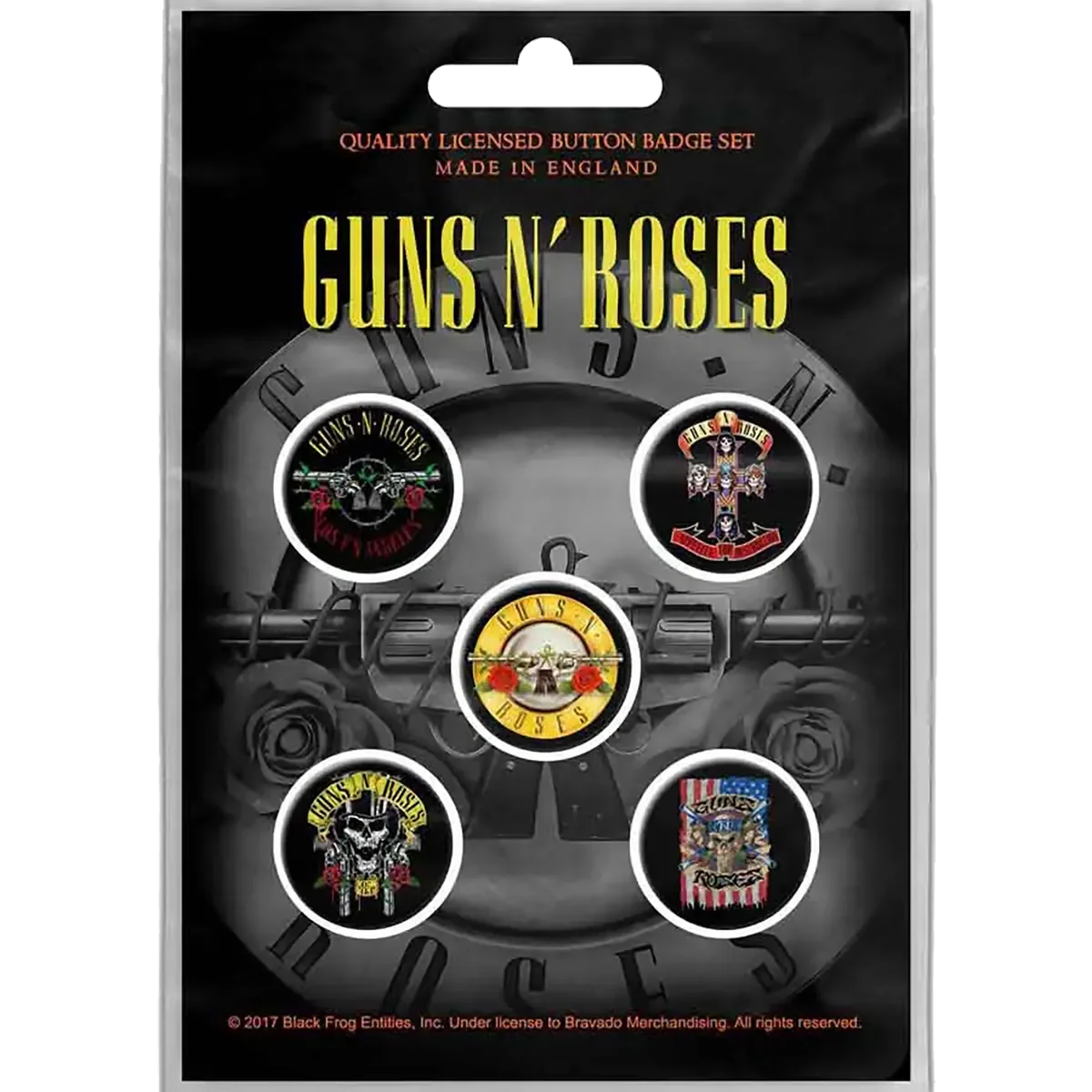 Badge Guns n' Roses (pack de 5)
