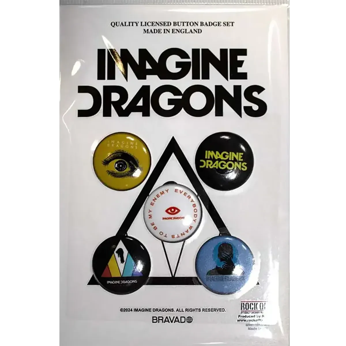 Badge Imagine Dragons (pack de 5)
