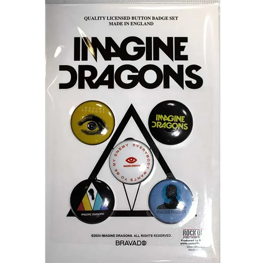 Badge Imagine Dragons (pack de 5)