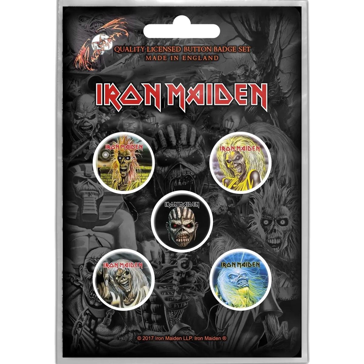 Badge Iron Maiden (set of 5) [Book]