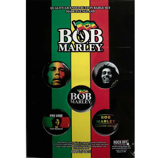 Badge Bob Marley (pack de 5)
