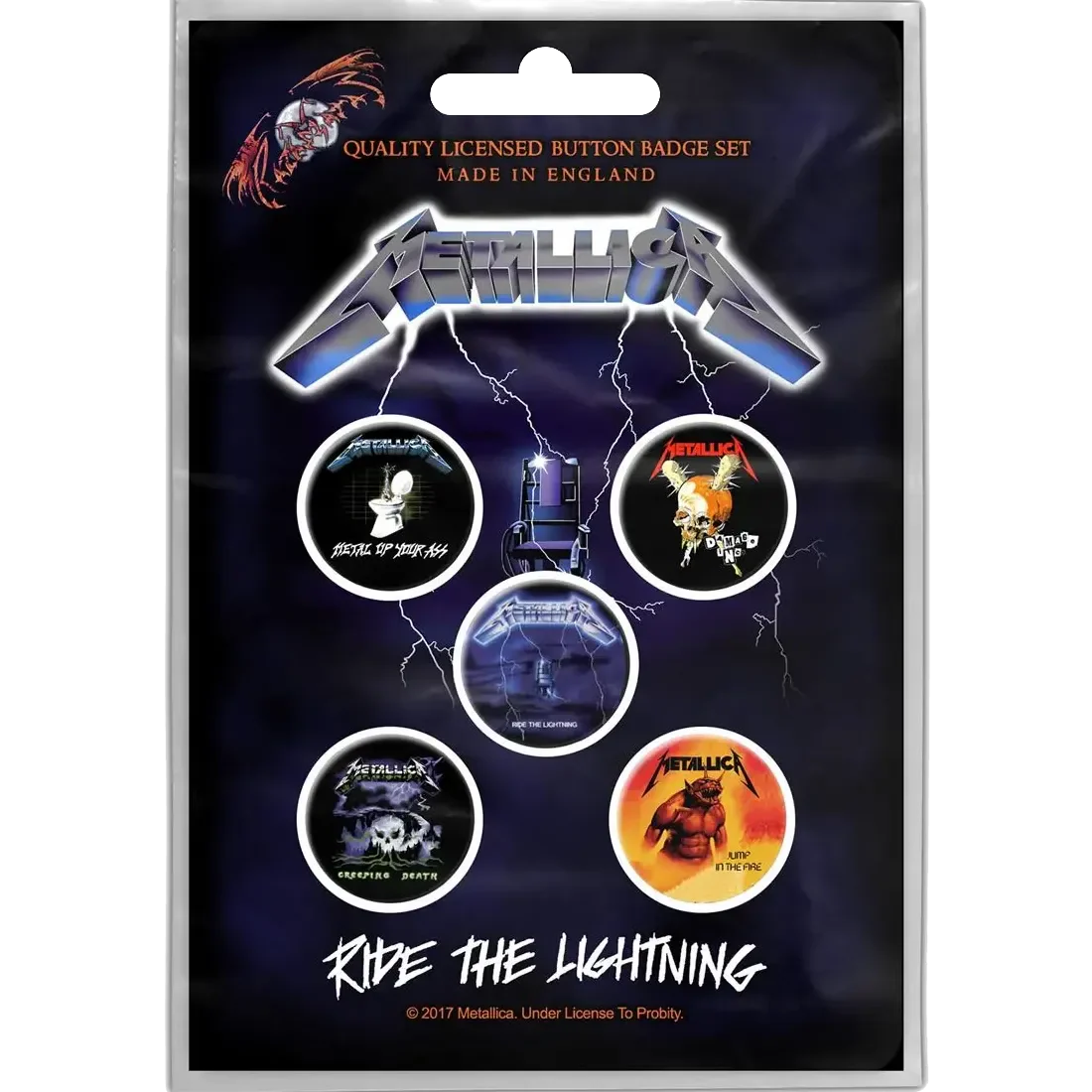 Badge Metallica (pack de 5) [Ride]