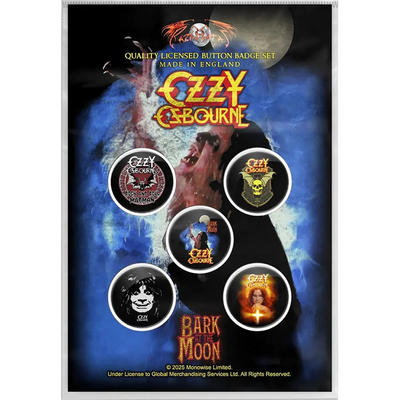 Badge Ozzy Osbourne (pack de 5)